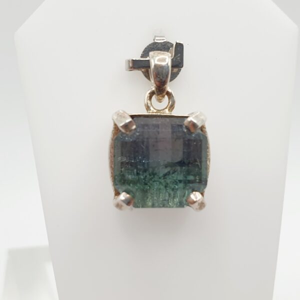 Pendentif Tourmaline verte et bleu – Image 2