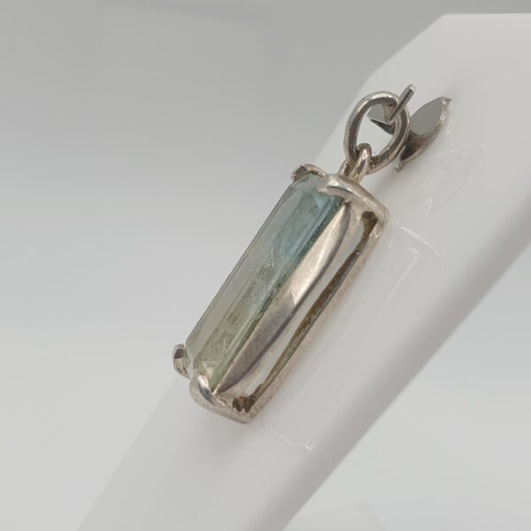 Pendentif Tourmaline bleu et jaune – Image 3