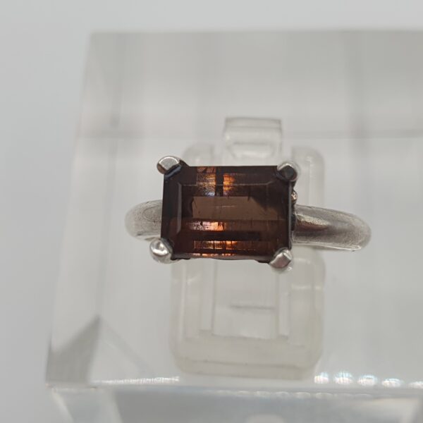 Bague Tourmaline rose/brune