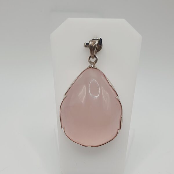 Pendentif Quartz Rose