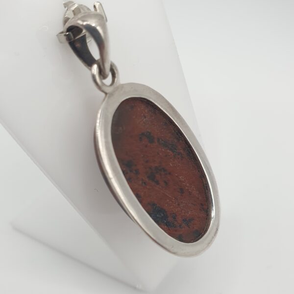 Pendentif obsidienne acajou – Image 2