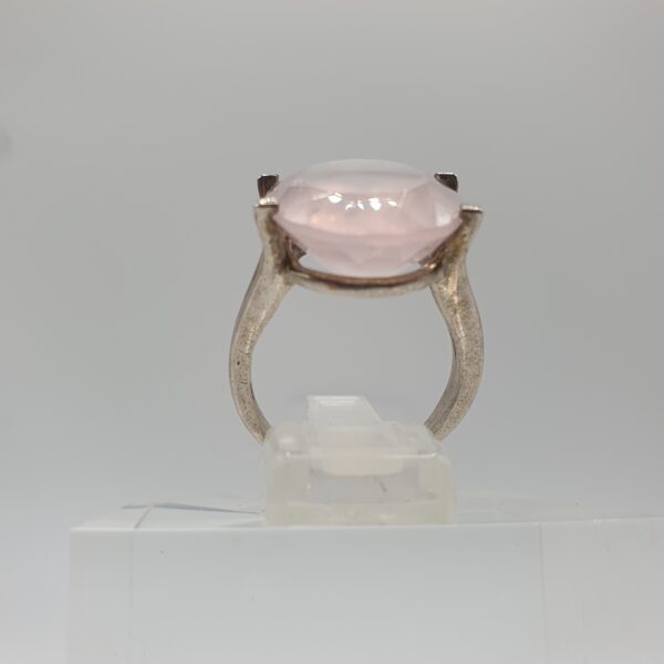 Bague quartz rose étoilé – Image 2