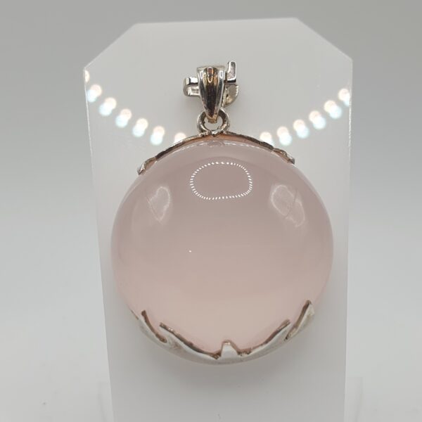 Pendentif Quartz Rose étoilé – Image 2