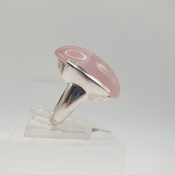 Bague quartz rose étoilé – Image 3