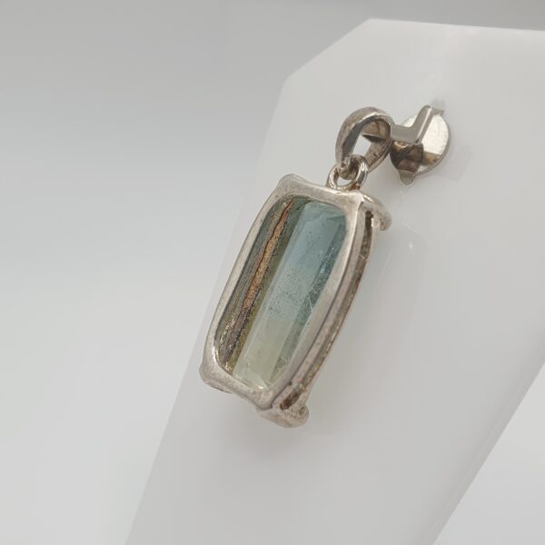 Pendentif Tourmaline bleu et jaune – Image 4
