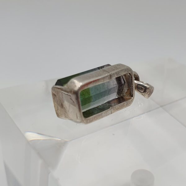 Pendentif Tourmaline verte et bleu – Image 5