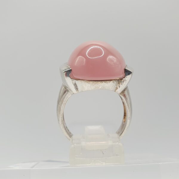 Bague quartz rose étoilé