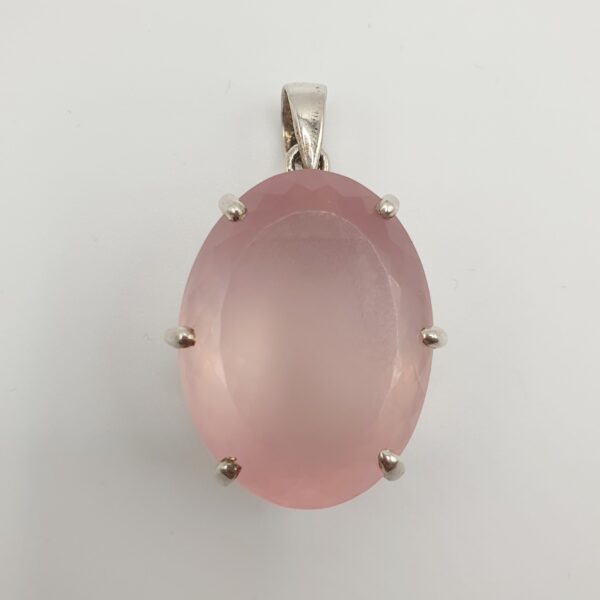 Pendentif Quartz Rose