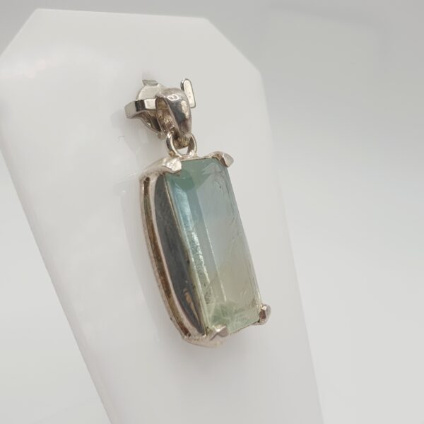 Pendentif Tourmaline bleu et jaune – Image 2
