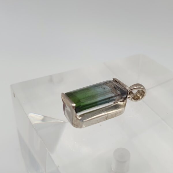 Pendentif Tourmaline verte et bleu – Image 4