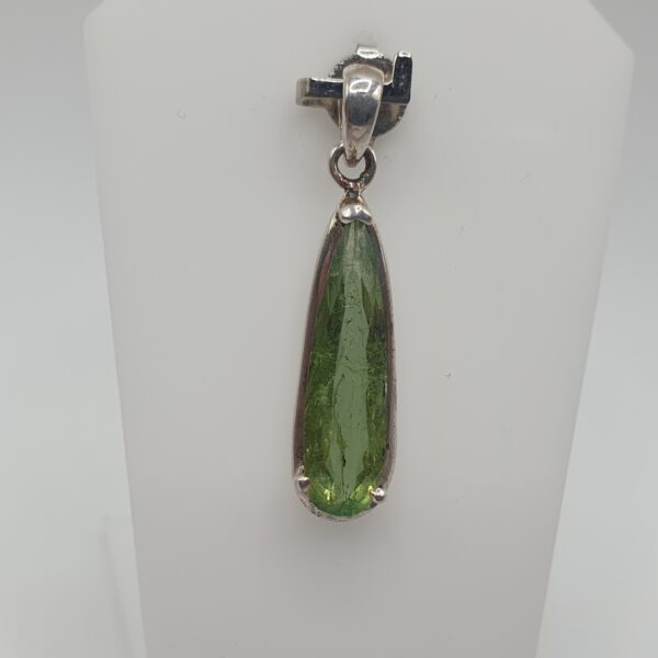 Pendentif tourmaline verte