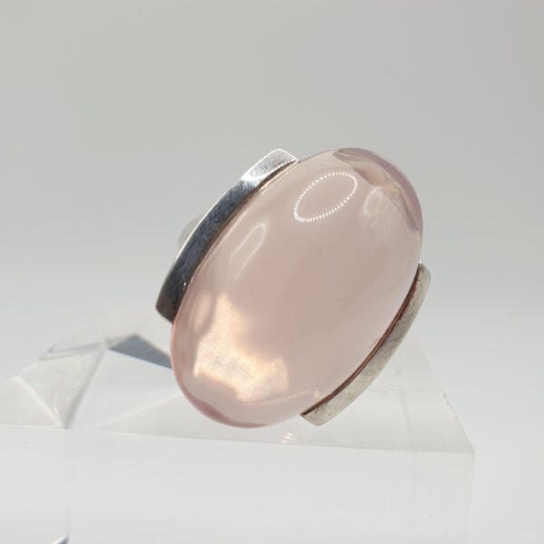 Bague quartz rose étoilé – Image 4