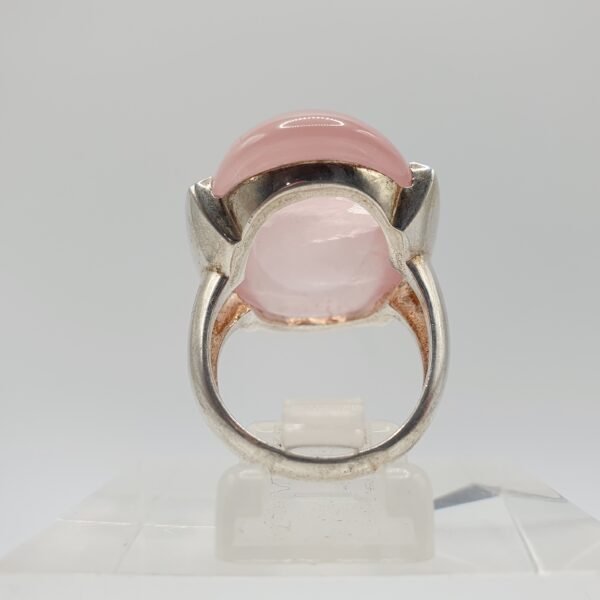 Bague quartz rose étoilé – Image 5
